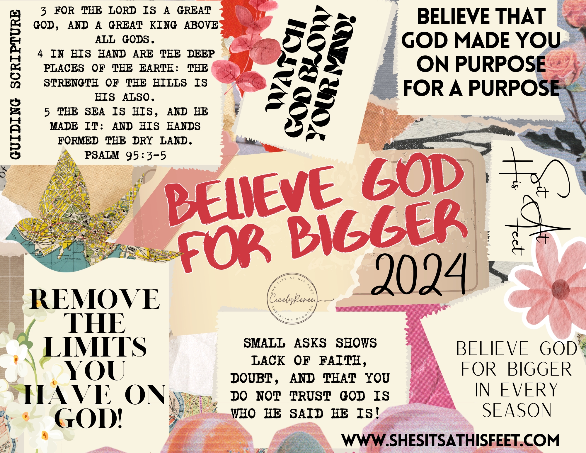 Believe God For Bigger, 2024 Affirmation