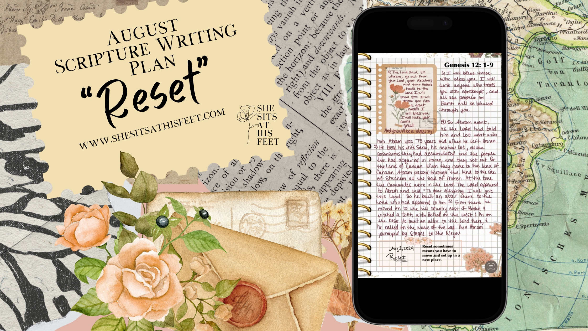 August Scripture Writing Plan: RESET